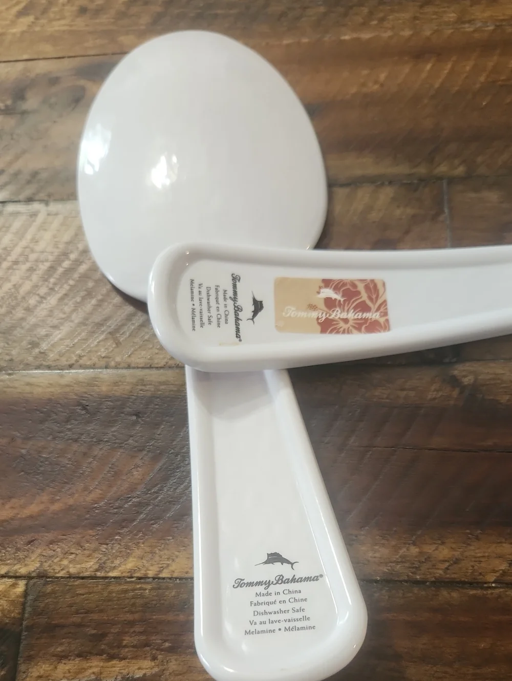Tommy Bahama Floral Salad Fork & Spoon Set